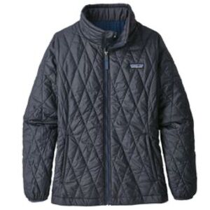 Patagonia Kids Quilted Puffer Jacket - Dark Gray